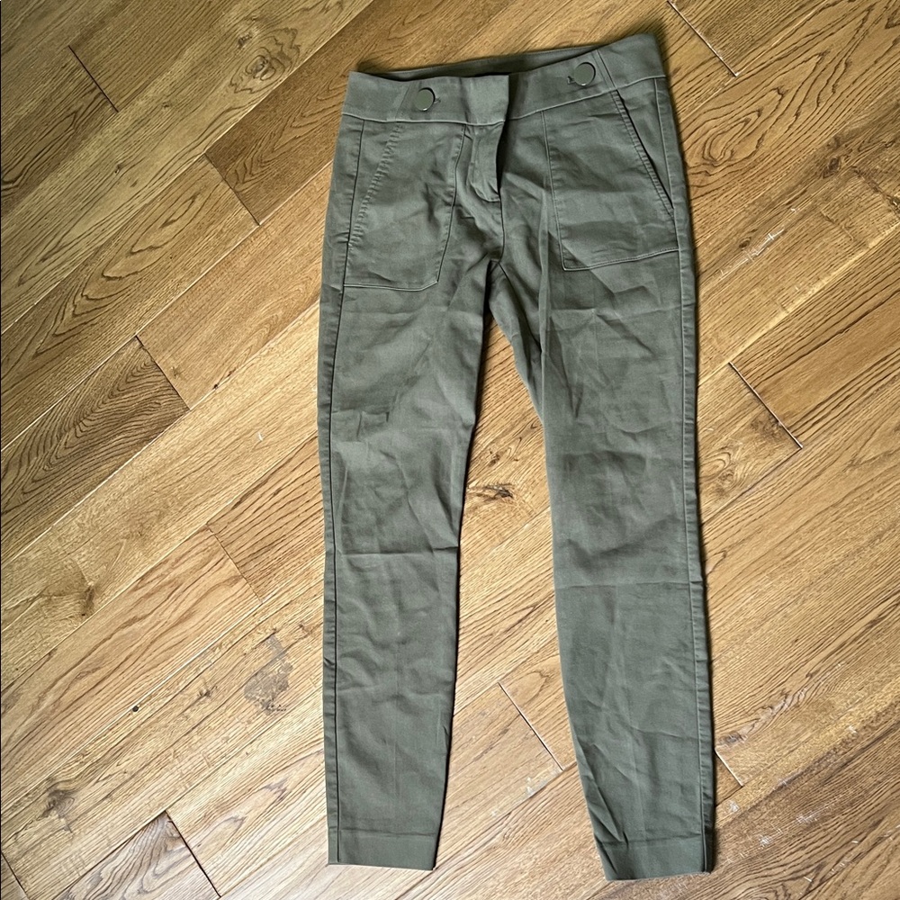 LOFT Olive Green Skinny Pants